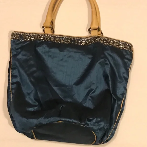 Miss Albright beaded navy handbag - Picture 4 of 14